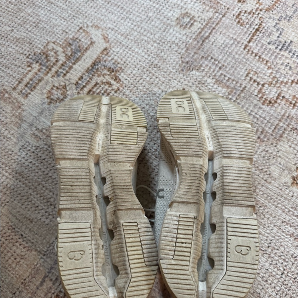 On Running Women's White Athletic Shoes - Picture 7 of 7
